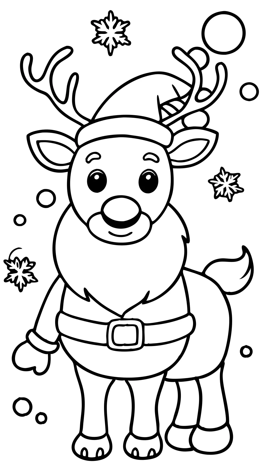 printable rudolph coloring pages